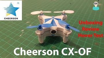 Cheerson CX-OF Optical Flow Mini Pocket Drone - Unboxing And Review