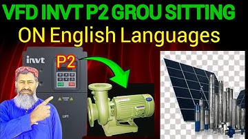 Complete VFD Inverter P2 Parameter Setting | Motor Programming in Urdu/English"