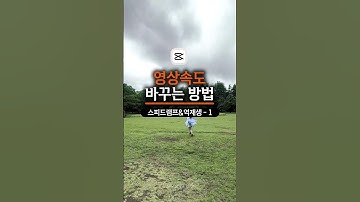 🎬 영상속도 바꾸는 방법 #캡컷