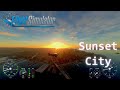 4K San Francisco Sunset [Microsoft Flight Simulator 2020]