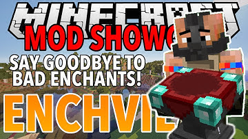 Enchvil Mod : REMOVE BAD ENCHANTMENTS! - Minecraft Mod Showcase