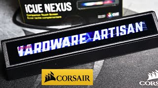 RGB control using the CORSAIR iCUE NEXUS   a review.