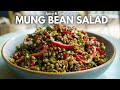 Savory high protein turkish mung bean salad mas piyazi