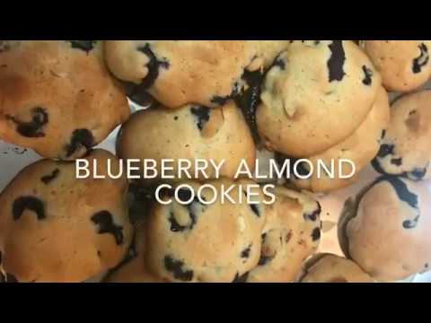 Blueberry Almond cookies