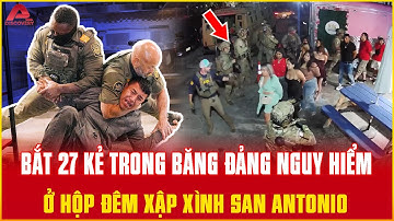 ICE hốt cả ổ 150 người ở HỘP ĐÊM SAN ANTONIO, 27 kẻ thuộc băng đảng Tren de Aragua lộ diện