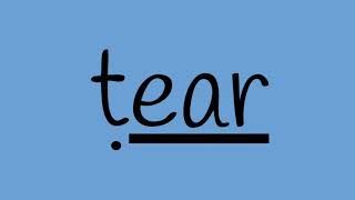 Remote learning: Phonics, phase 3 ‘ear’