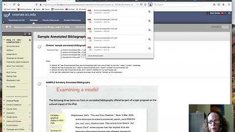 VID: How to format works cited entries to your annotated bibliography in Google Docs