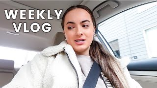 Weekly Vlog | Rearranging My Room, Heatless Curls, Errands and Dinner with Friends