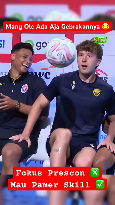 OLE ROMENY LAGI PRES CONFERENCE MALAH PAMER SKILL 😅 #oleromeny #abroad #timnasindonesia