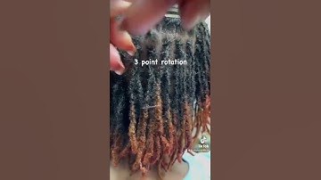 Up close of interlocking rotations. These are 1 example of 4 point, 3 point, and 2 point rotations.