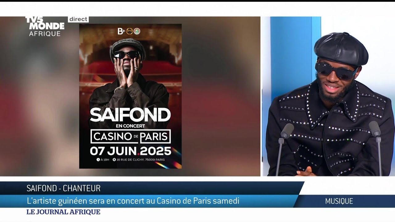 Le chanteur guinéen Saifond sort un nouvel album