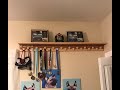 DIY medals rack