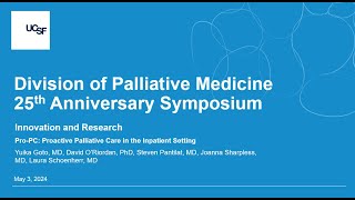 Pro PC: Proactive Palliative Care in the Inpatient Setting