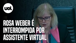 Rosa Weber é interrompida por assistente virtual 'Siri' em sessão do CNJ