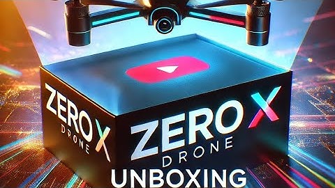 unboxing Drone ZERO-X OSPREY.