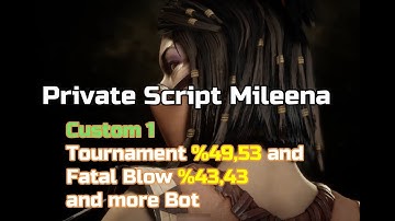 Mileena Custom 1 Update 🏆 Advance Combos | MK11 Ultimate Script Cronus and Titan