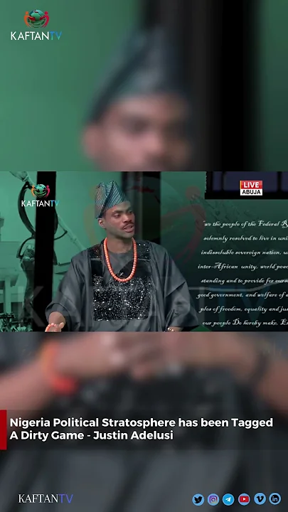 ‘Nigeria Political Stratosphere has been Tagged A Dirty Game’ – Justin Adelusi | #TRENDING