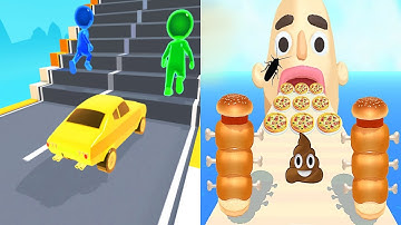 Shape shifting VS Sandwich Runner Android iOS Gameplay Ep3