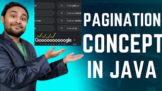 PAGINATION concept in Java!!