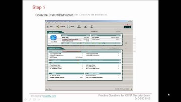 640-553 How to configure the One-Step Lockdown feature on a router using the Cisco SDM wizard