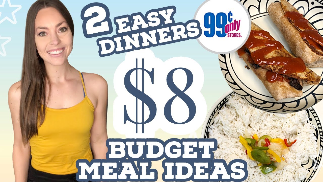 EXTREME BUDGET & EMERGENCY MEAL IDEAS | 99 Cent Store Meals | Feeding A Family On A Budget |Zonesum