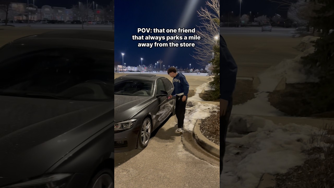 why they gotta park so far 😭 