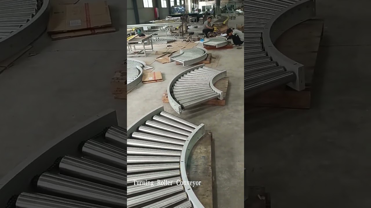 Curved Chain Roller Ronveyor Ready for Rhipping