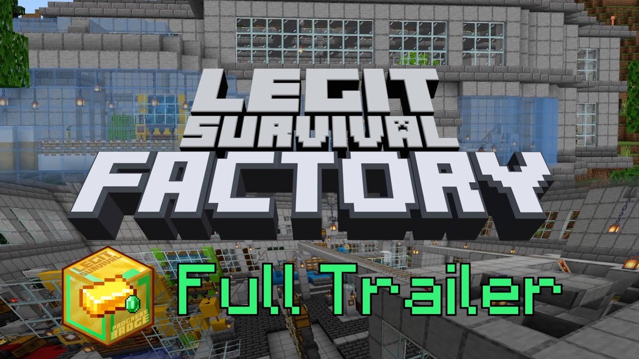 Legit Survival Factory | Survival Mode Redstone Map | FULL TRAILER