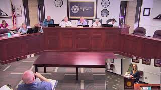 Brazos County Commissioners Court Workshop Session 8-21-2023 (Video 1 of 2)