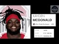 Kayden McDonald #98 DT OSU - NFL DRAFT