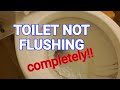 HOW TO FIX SLOW FLUSHING TOILET. #slowtoilet, #toiletnotflushing, #cloggingtoilet,