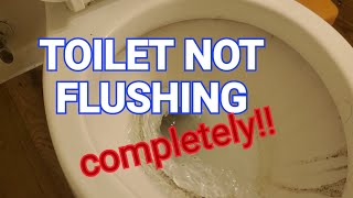 HOW TO FIX SLOW FLUSHING TOILET. #slowtoilet, #toiletnotflushing, #pepegomez