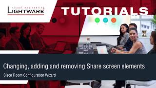 Changing, adding and removing Share screen elements
