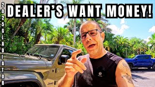 Things you shouldnt pay for when buying a new Jeep Gladiator
Jeep dealers are not charities! Here are a few things you should not buy when getting a new Gladiator!
#jeepgladiator2025 #2025jeepgladiator #2025gladiator #robmotivejt
Best Jeep Gladiator tie downs: https://billettiedowns.com
Code ROBMOTIVE for 5% off your order
👉 2025 Gladiator Mod/Accessory Videos: https://www.youtube.com/playlist?list=PLwTAKhsF2LPo7GAbYGg-lwfTNndF0fxZI
For an even quicker Gladiator try Pedal Commander!
Click https://sdqk.me/0mHHwmPW/eovbtq8d and enter code ROBMOTIVE1 TO SAVE $30 NOW!
MUST HAVE MODS AND ACCESSORIES
As an Amazon Associate I earn from qualifying purchases
Hood Struts : https://amzn.to/3TCiSGs
All Weather Floor Mats & Bed Mat Combo: https://amzn.to/3T3epfP
Center Console Organizer: https://amzn.to/3HMWg3H
Grab Bar Tray: https://amzn.to/44pQTA2
Door Sill Guards: https://amzn.to/4eb8iQg
Soft Economy Tonneau Cover: https://amzn.to/43UcbFP
Keyhole Covers: https://amzn.to/4ni4Tn6
Flashlight Holder Bracket: https://amzn.to/40jRwIX
Center Console Knob Covers: https://amzn.to/3T5gF6q
Screen Protector: https://amzn.to/40aFcuA
Windshield Sun Shade: https://amzn.to/44dqnIS
Phone Mount Kit: https://amzn.to/44dqp3s
Headlight Guards: https://amzn.to/4k3Y4m2
Bed Track Rail System: https://amzn.to/4k8e1aZ
❤️ FOLLOW US ON SOCIALS:
✅ INSTAGRAM:
HTTPS://WWW.INSTAGRAM.COM/robmotive/
📺 My other YouTube channels and social media
@robmotive
@robmotivetoo
🧩 Other bits and pieces
Business Opportunities: robmotive@gmail.com
MY PO BOX:
RobMotive
P.O. BOX 531390
HARLINGEN, TX 78553
Thanks for watching!
As an Amazon Associate I earn from qualifying purchases Things you shouldnt pay for when buying a new Jeep Gladiator