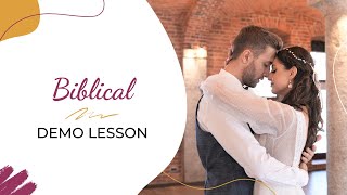 Demo Lesson: Biblical ❤️ Wedding Dance Online