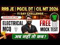 Day 10 / 11 Day Challenge | RRB JE CBT 2 | RRB JE 2026 | SSC JE 2026 | PGCIL DT | CIL MT