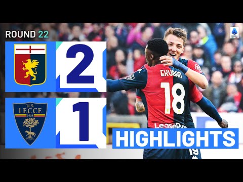 Genoa Lecce Goals And Highlights