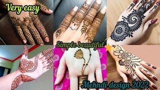 Simple Easy Beautiful #Mehndi Design | new simple Mehndi Stylish Latest Unique design 2022 screenshot 2