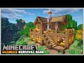 Ultimate minecraft starter survival base with everything you need to survive minecraft tutorial
