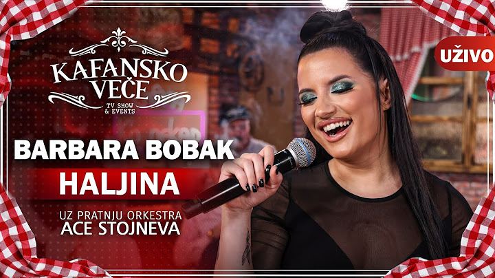 BARBARA BOBAK - HALJINA | UZIVO | (ORK. ACA STOJNEV) | KAFANSKO VECE | 2023