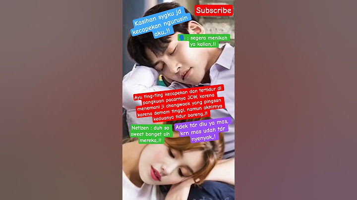 Ayu ting-ting TIDUR Bareng Ji changwook Karena Kecapekan‼️🥰#ayutingting #trending #jichangwook #fyp