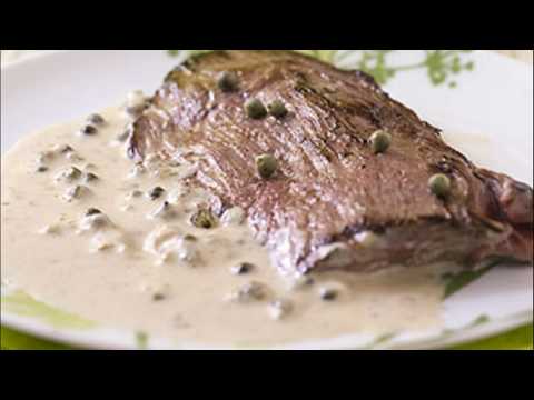 recette-:-bavette-d’alloyau-sauce-au-poivre-vert