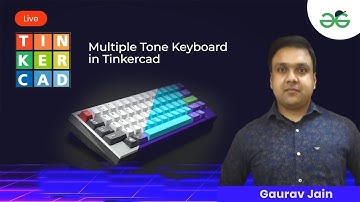 Tone Keyboard in Tinkercad