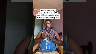 Missing Children But DCI Killing Kenyans #youtubeshorts #trending #kenya #maandamano #fuelprices