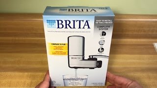 Brita On Tap Faucet Water Filtration System  Chrome