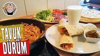 Tavuk Döner - Dürüm Tarifi(Evde Kolay Ve Lezzetli Bir Tarif) Hatice Mazı Ile Yemek Tarifleri