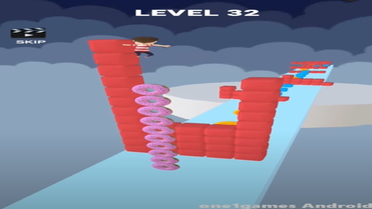 Cube Stacker Surfer 3D ⚽ Unlocked Walkthrough Gameplay All Levels iOS, Android Update Mobile CSS3-32