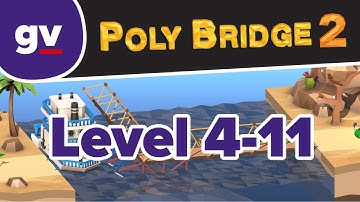 Poly Bridge 2 - 4-11 Lean On Me - Walkthrough