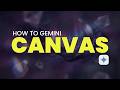 Gemini Canvas Deep Dive: The 2026 Beginner's Guide