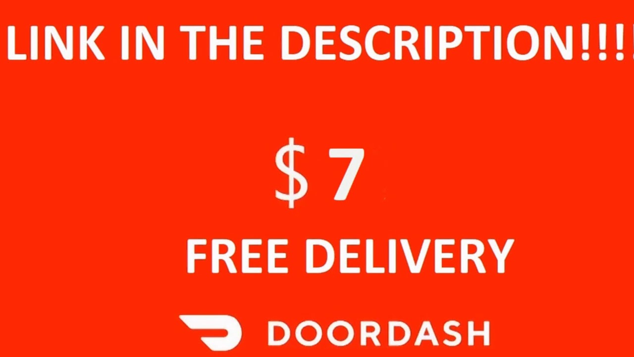 Doordash Promo Code 7 Off June 2019 Youtube